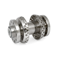 DUAL FLANGE HUB, STAINLESS, 80 SPOKE