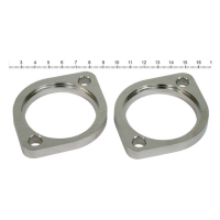 STREETHOGS, EXHAUST FLANGE SET. STAINLESS