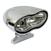 OVAL DOUBLE HEADLAMP, CLEAR LENS (EC)