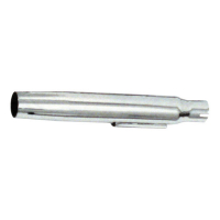 PAUGHCO, REPLACEMENT MUFFLER. TAPERED. CHROME