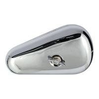 PAUGHCO, TEARDROP EARLY TOOL BOX SMOOTH. CHROME