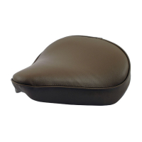 FITZZ, CUSTOM SOLO SEAT. BROWN. LARGE. 6CM THICK