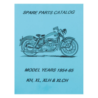 PARTS CATALOG 1954-65 K, XL, XLH, XLCH