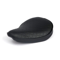 FITZZ, CUSTOM SOLO SEAT. BLACK DIAMOND. SMALL. 6CM THICK