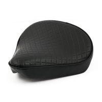 FITZZ, CUSTOM SOLO SEAT. BLACK DIAMOND. LARGE. 6CM THICK