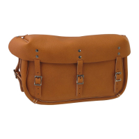 1942 XA LEATHER SADDLEBAG SET. BROWN