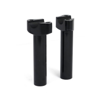 FORGED ALUMINUM RISERS STRAIGHT, 5-1/2" RISE. BLACK