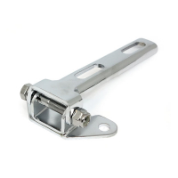 SOLOSATULAN SARANAPAKETTI - UNIVERSAL SOLO SEAT HINGE, SQUARE MOUNT. CHROME