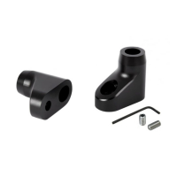 MOTONE, TURN SIGNAL BRACKETS FOR LC TRIUMPH, 8MM. BLACK