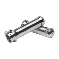 VITY'S DESIGN, MISANO HANDLEBAR GRIP SET. CHROME