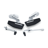 KURYAKYN, OMNI FLOORBOARD, BRAKE & SHIFT PEG KIT. CHROME