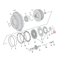 RETAINING RING, CLUTCH ADJ. PLATE