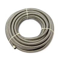 BRAIDED STEEL HOSE 5/16 INCH, CLEAR