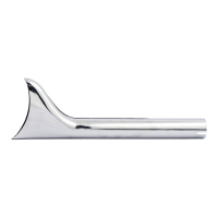 SLIP-ON FISHTAIL EXHAUST EXTENSION 18" LONG CHROME