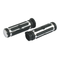 CHROME & RUBBER GRIP SET, OEM