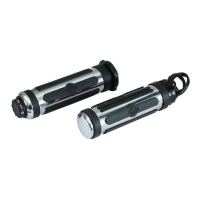 CHROME & RUBBER GRIP SET, OEM