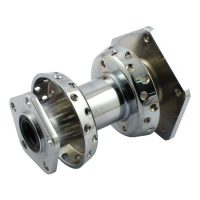 DUAL FLANGE HUB, REAR