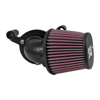 K&N, AIRCHARGER PERFORMANCE AIR CLEANER KIT. BLACK