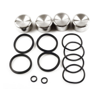 CALIPER PISTON & SEAL KIT, FRONT/REAR 4-PISTON