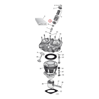 LOWER VALVE SPRING COLLAR SET. STEEL. STD