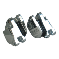 DUAL DISC CALIPER SET, CHROME