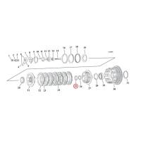 EASTERN RET.RING, CLUTCH HUB BEARING