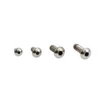 BUTTONHEAD BOLT POL. SS 10/24 X 5/8