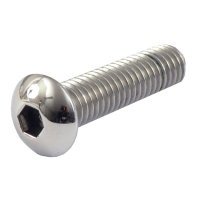 BUTTONHEAD BOLT POL. SS 3/8-16 X 1 1/2