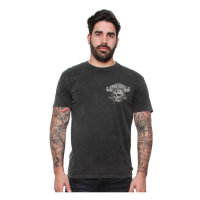 LUCKY 13 BIKES AND BOOZE T-SHIRT WASHED BLACK