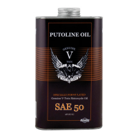 PUTOLINE, SAE 50 MONO GRADE MINERAL MOTOR OIL. 1 LITER