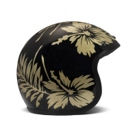 DMD VINTAGE HELMET FLOWER BLACK