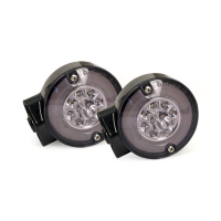 RINGERS, FL LED TURN SIGNALS. REAR. BLACK