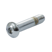 1/4-28 X 3/8 INCH BUTTONHEAD BOLT CHR.