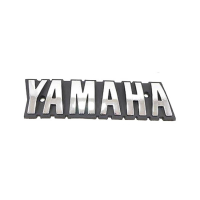 YAMAHA FUEL TANK EMBLEM, SILVER