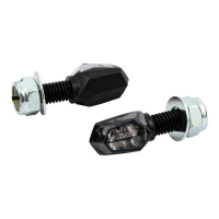 TINY LED TURN SIGNALS, BLACK W/SMOKE LENS