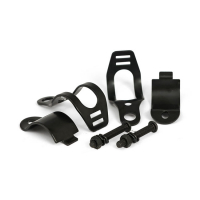 ROPER, TURN SIGNAL FORK MOUNT KIT. 30-45MM. BLACK