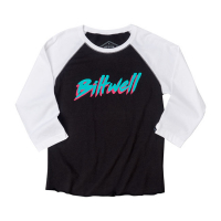 BILTWELL 1985 RAGLAN T-SHIRT BLACK/WHITE