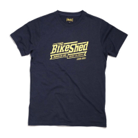 BIKE SHED STEPS T-SHIRT NAVY