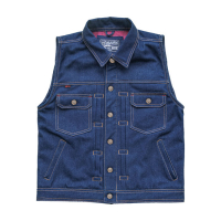 13 1/2 RAIN SPLITTER DENIM VEST