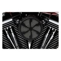 COBRA, NAKED AIR CLEANER KIT. SWEPT, BLACK