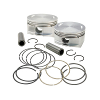 S&S, 3.927" bore forged piston & ring kit. +.010"
