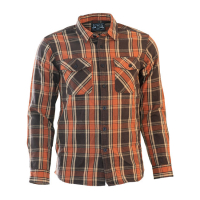 13 1/2 WOODLAND CHECKERED SHIRT BROWN/ORANGE