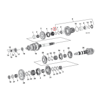 RETAINING RING, MAINSHAFT TRANSMISSION