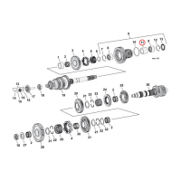 SPACER, 6TH GEAR BEARING