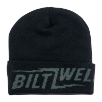 BILTWELL WOVEN BOLTS BEANIE BLACK