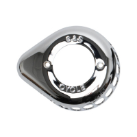 S&S, AIR STINGER TEARDROP COVER ONLY. CHROME