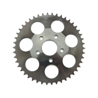 PBI REAR SPROCKET BLACK ZINC STEEL, 46T