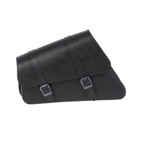 LEDRIE, LEATHER SWINGARM BAG LEFT, 6.5 LITER. BLACK