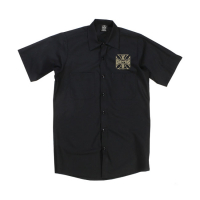 WCC DISTRESSED OG LOGO WORKSHIRT BLACK