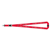 WCC MOTORCYCLE CO. LANYARD RED